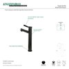 Kingston Brass NS8410DKL Single-Handle Vessel Sink Faucet, Black Stainless Steel NS8410DKL